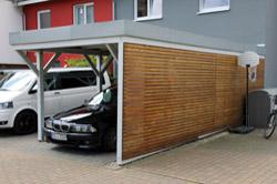 Holz Carport, Holzverkleidung in Osnabrck - zwo ARCHITEKTEN schulte & schmied